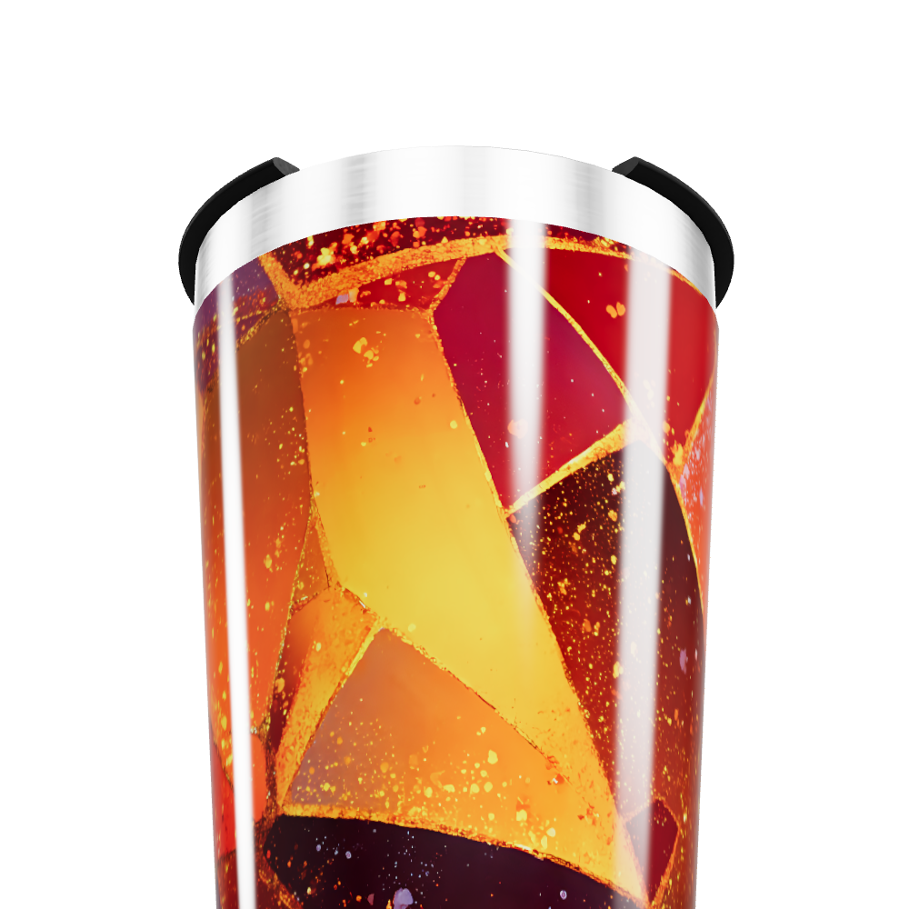 Copo Térmico - Estampa Geométrica Colorida