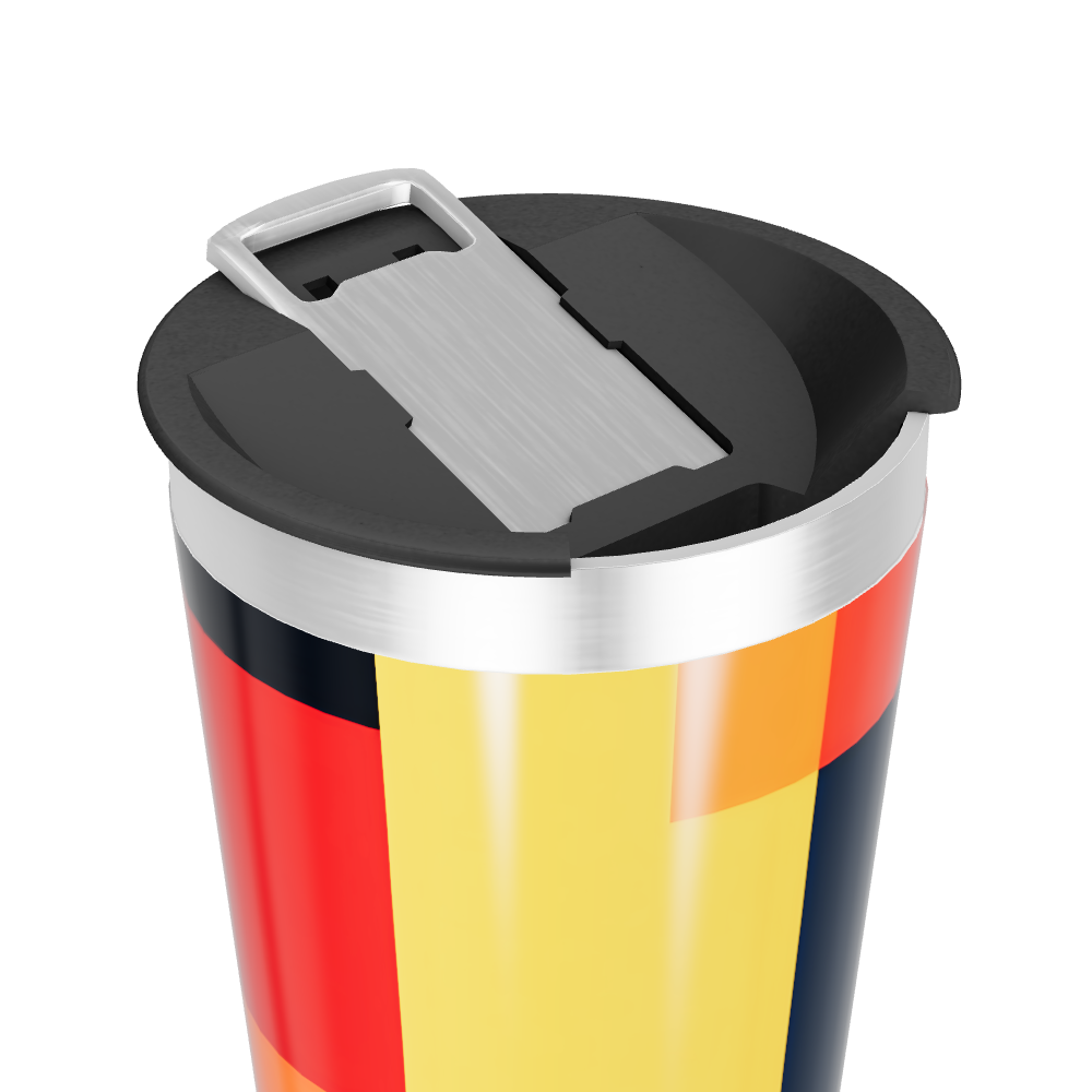 Copo Térmico - Estampa Colorida Geométrica