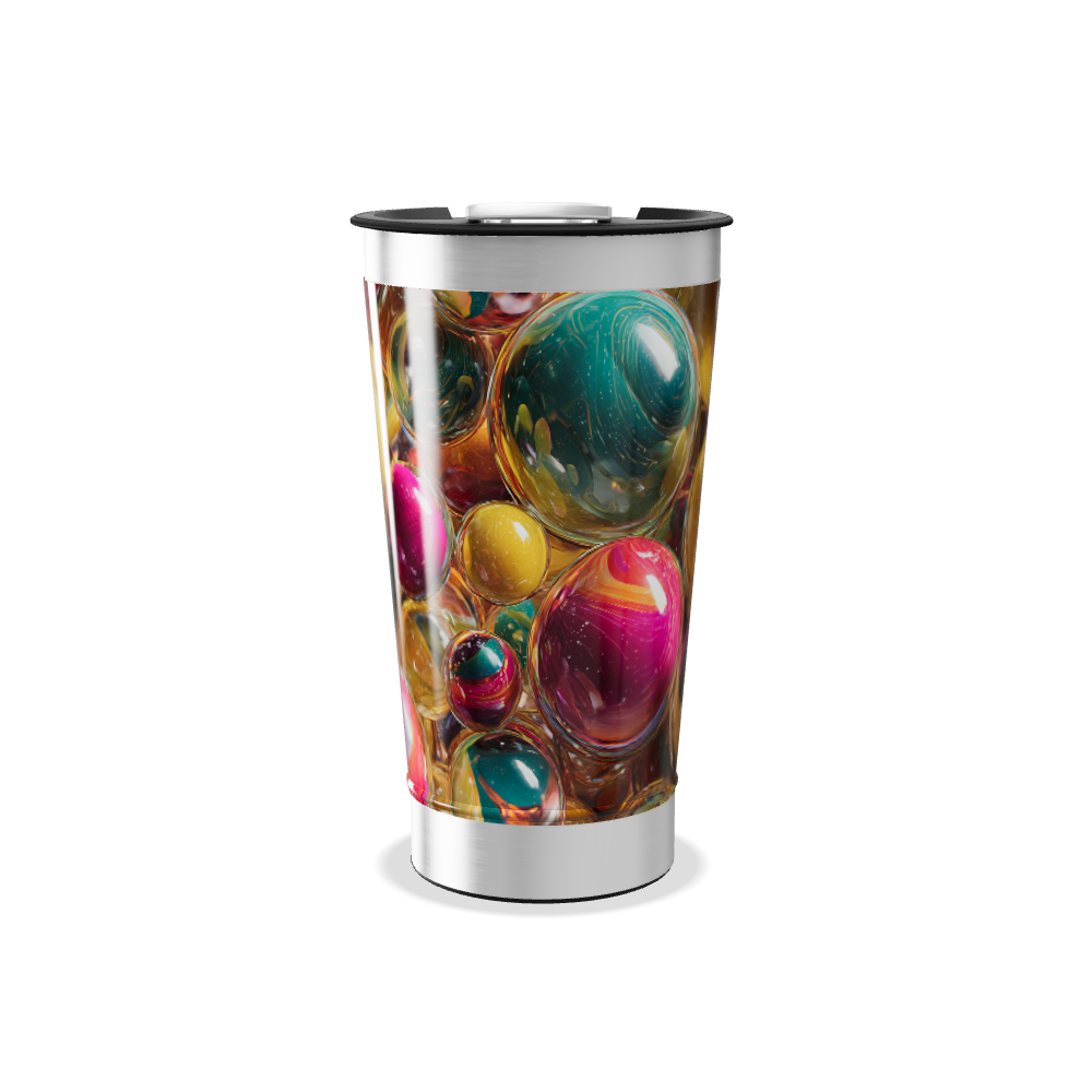 Copo Térmico - Estampa Bolhas Coloridas