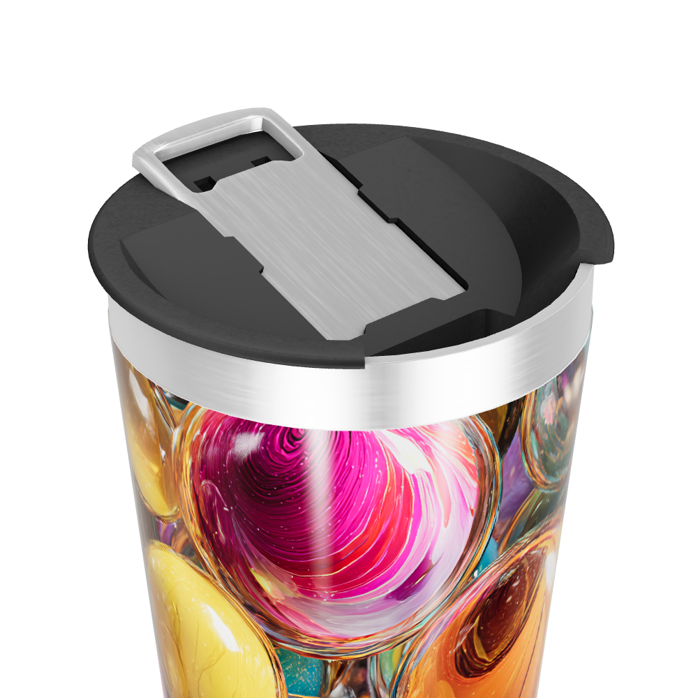 Copo Térmico - Estampa Bolhas Coloridas