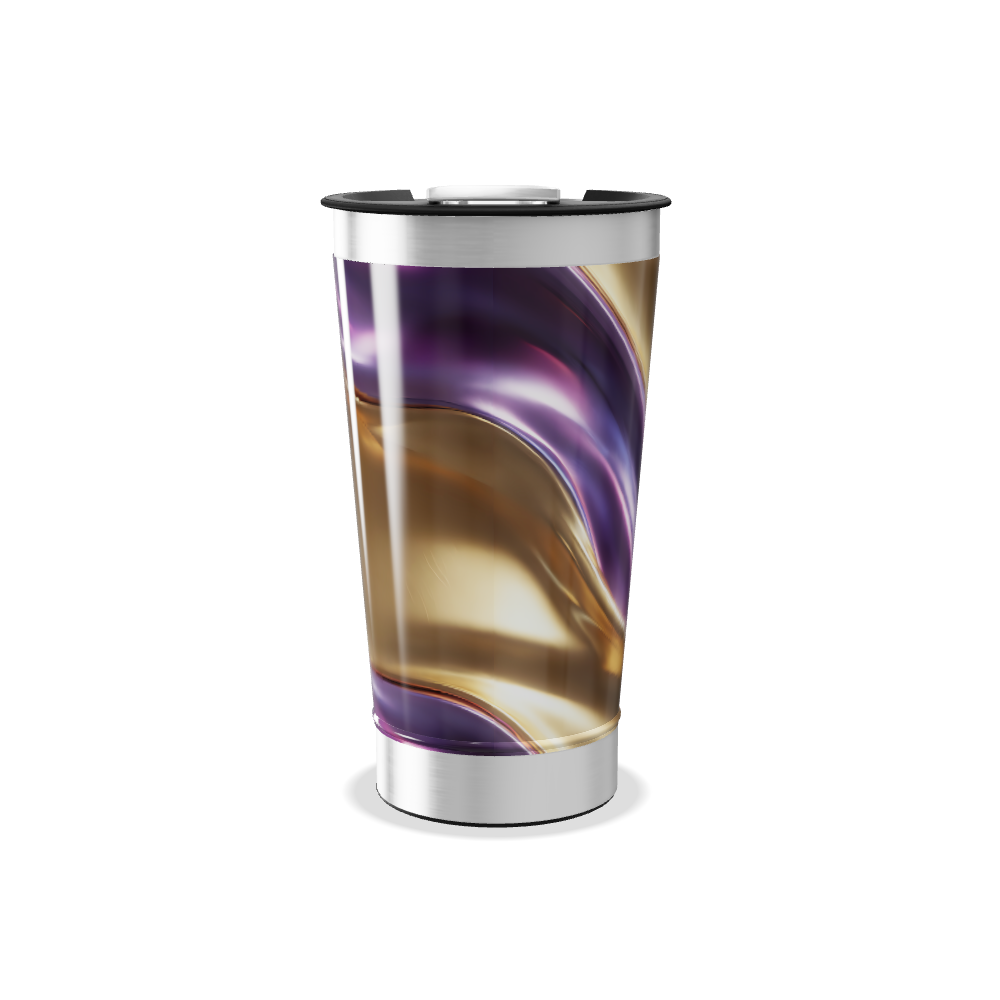 Copo Térmico - Efeito Mármore Colorido