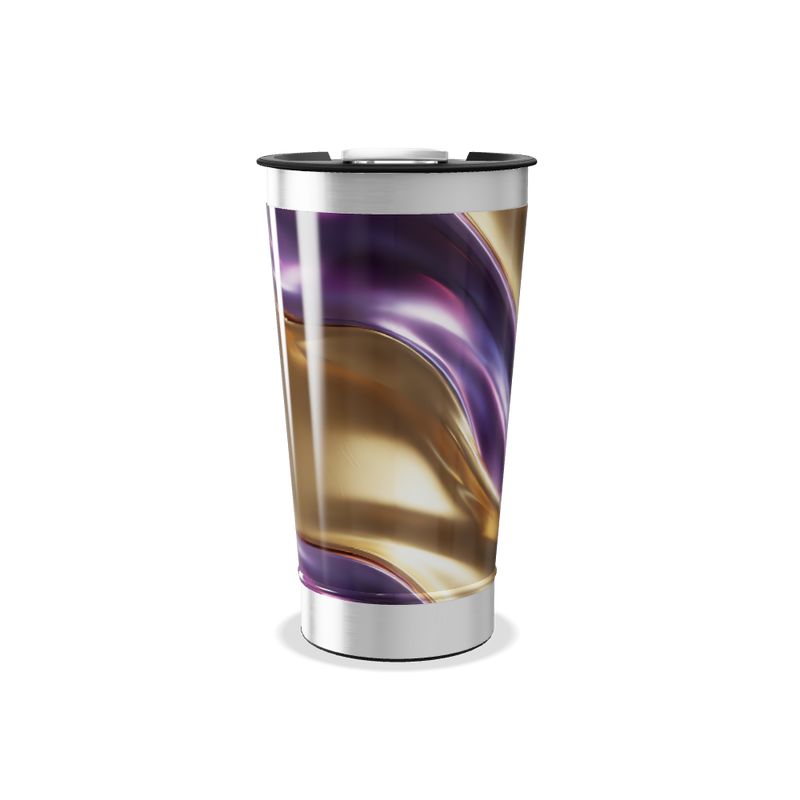 Copo Térmico - Efeito Mármore Colorido