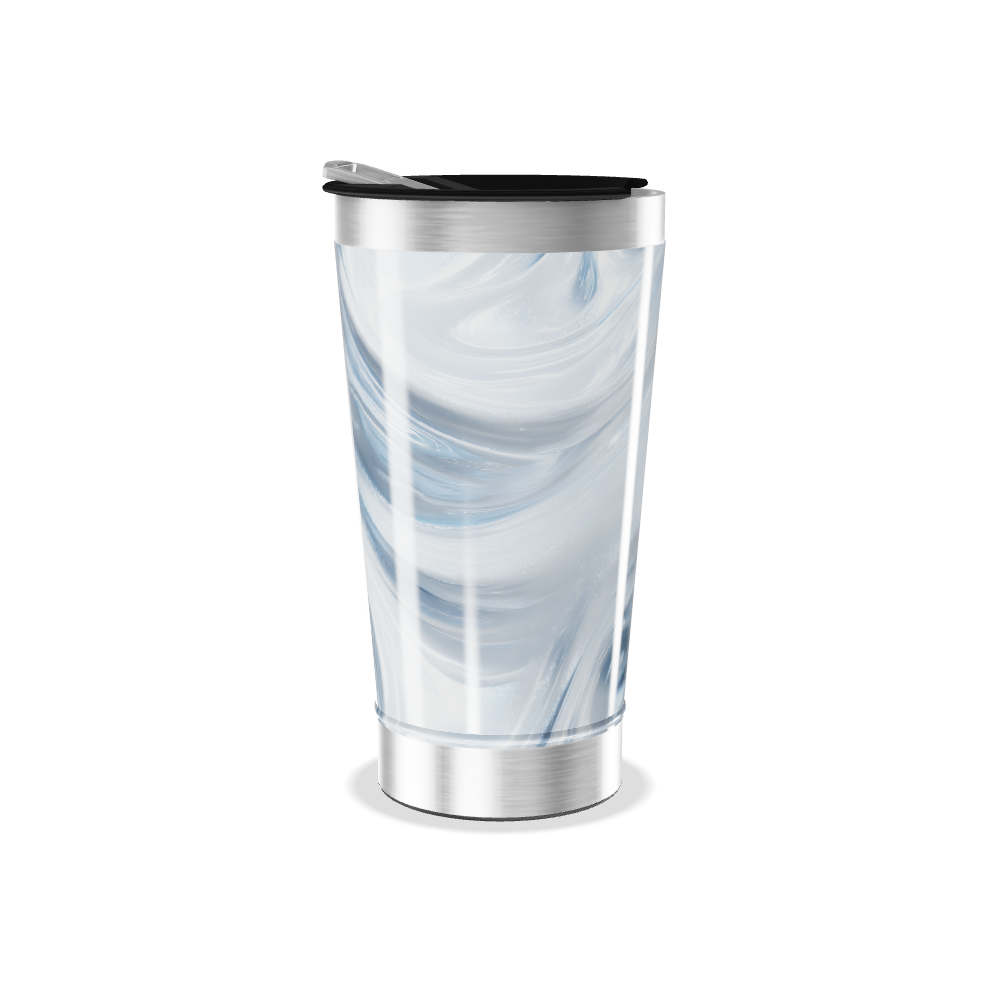 Copo Térmico - Mármore Azul Aço Inox
