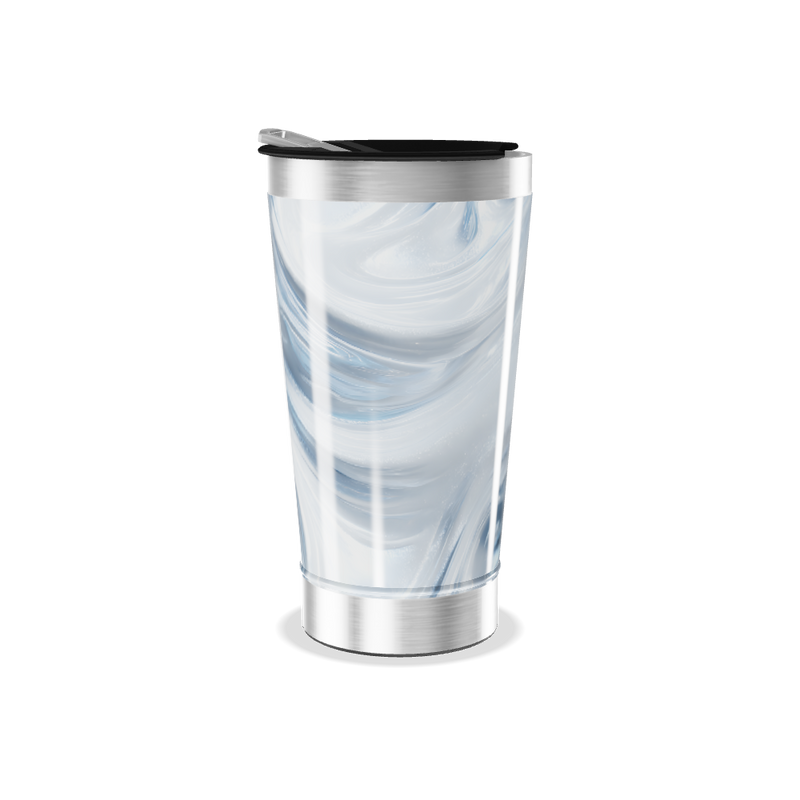 Copo Térmico - Mármore Azul Aço Inox