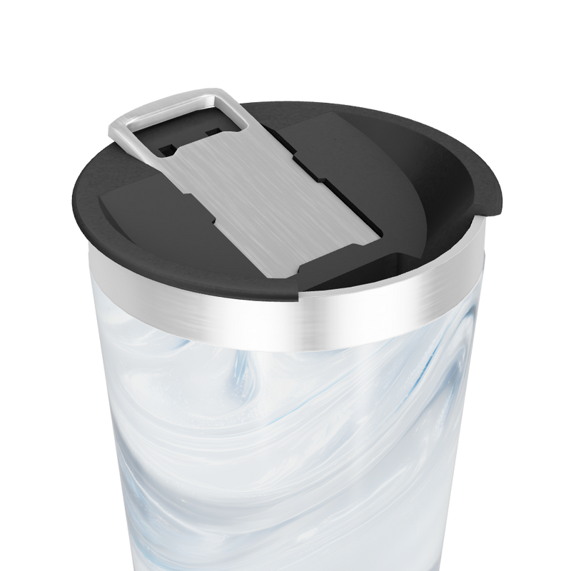 Copo Térmico - Mármore Azul Aço Inox