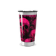 Copo Térmico - Caveira Rosa Aço Inox