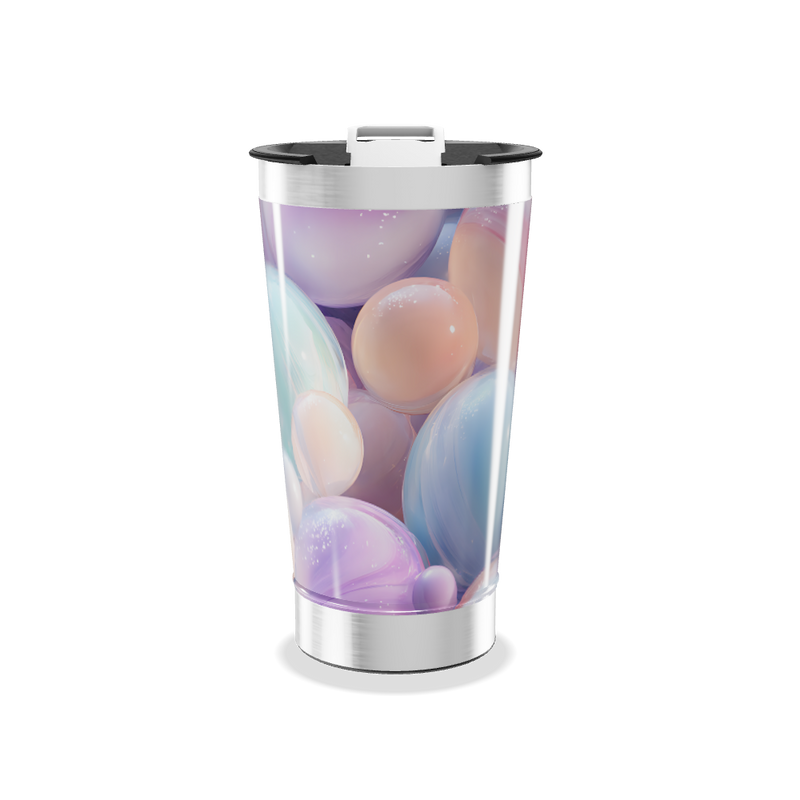 Copo Térmico - Bolhas Coloridas Pastel