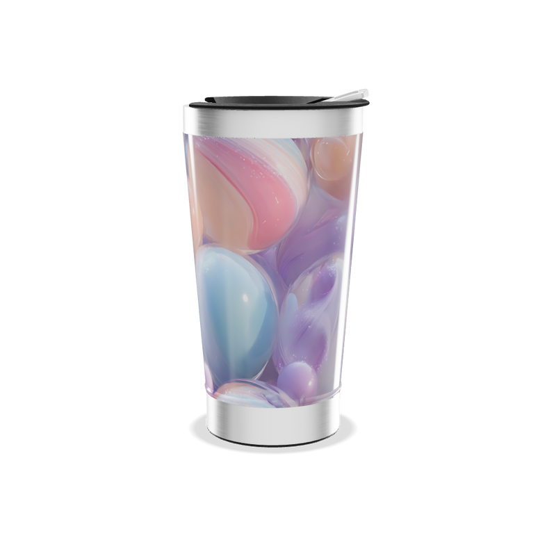 Copo Térmico - Bolhas Coloridas Pastel