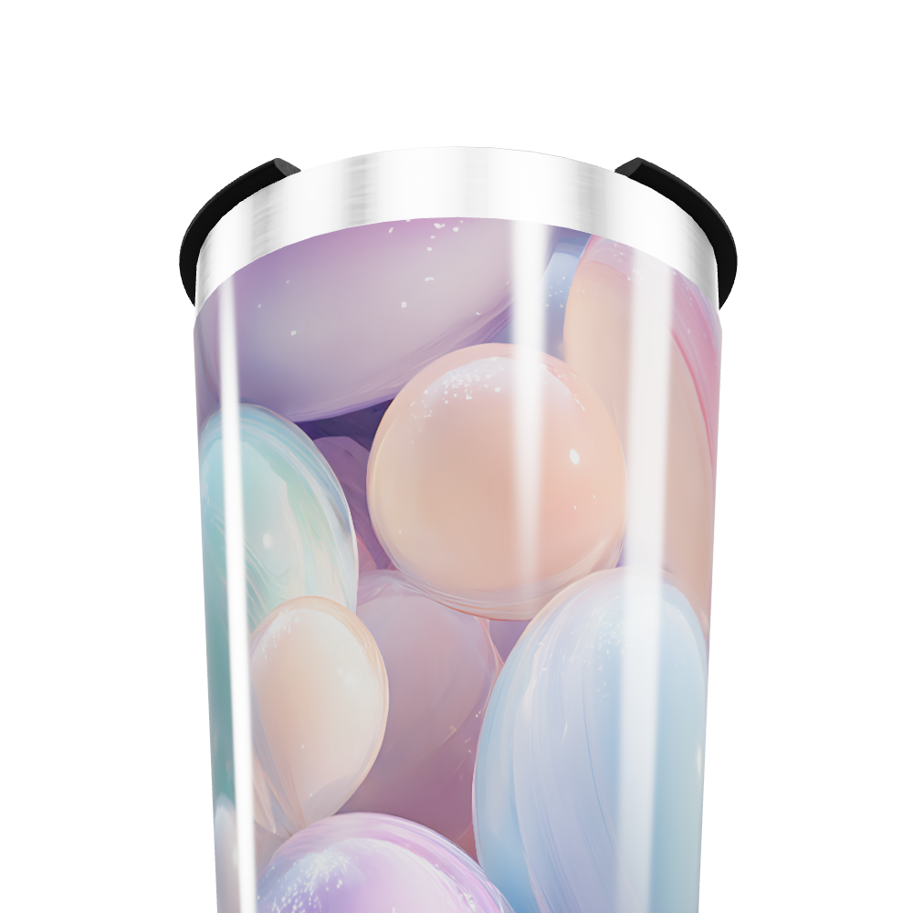 Copo Térmico - Bolhas Coloridas Pastel