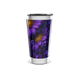 Copo Térmico - Flores Roxas Aço Inox