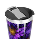 Copo Térmico - Flores Roxas Aço Inox