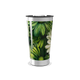 Copo Térmico - Flores Verde e Branco