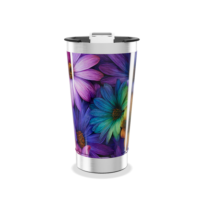 Copo Térmico - Flores Coloridas