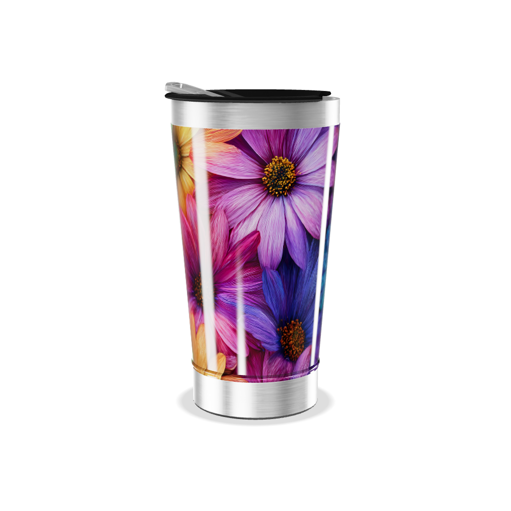 Copo Térmico - Flores Coloridas