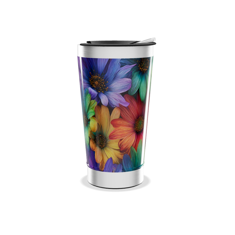 Copo Térmico - Flores Coloridas