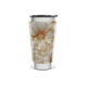 Copo Térmico - Flores Bege