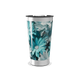 Copo Térmico - Floral Azul Aço Inox