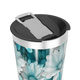 Copo Térmico - Floral Azul Aço Inox
