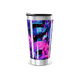 Copo Térmico - Estampa Neon Abstrata