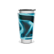 Copo Térmico - Azul com Estampa Ondulada