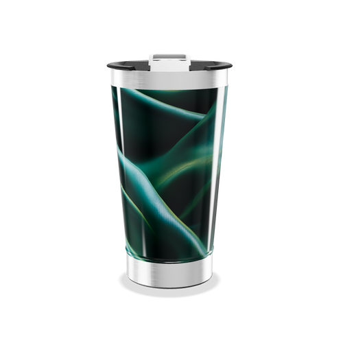 Copo Térmico - Estampa Orgânica Verde