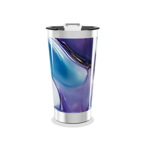 Copo Térmico - Roxo Azul Inox