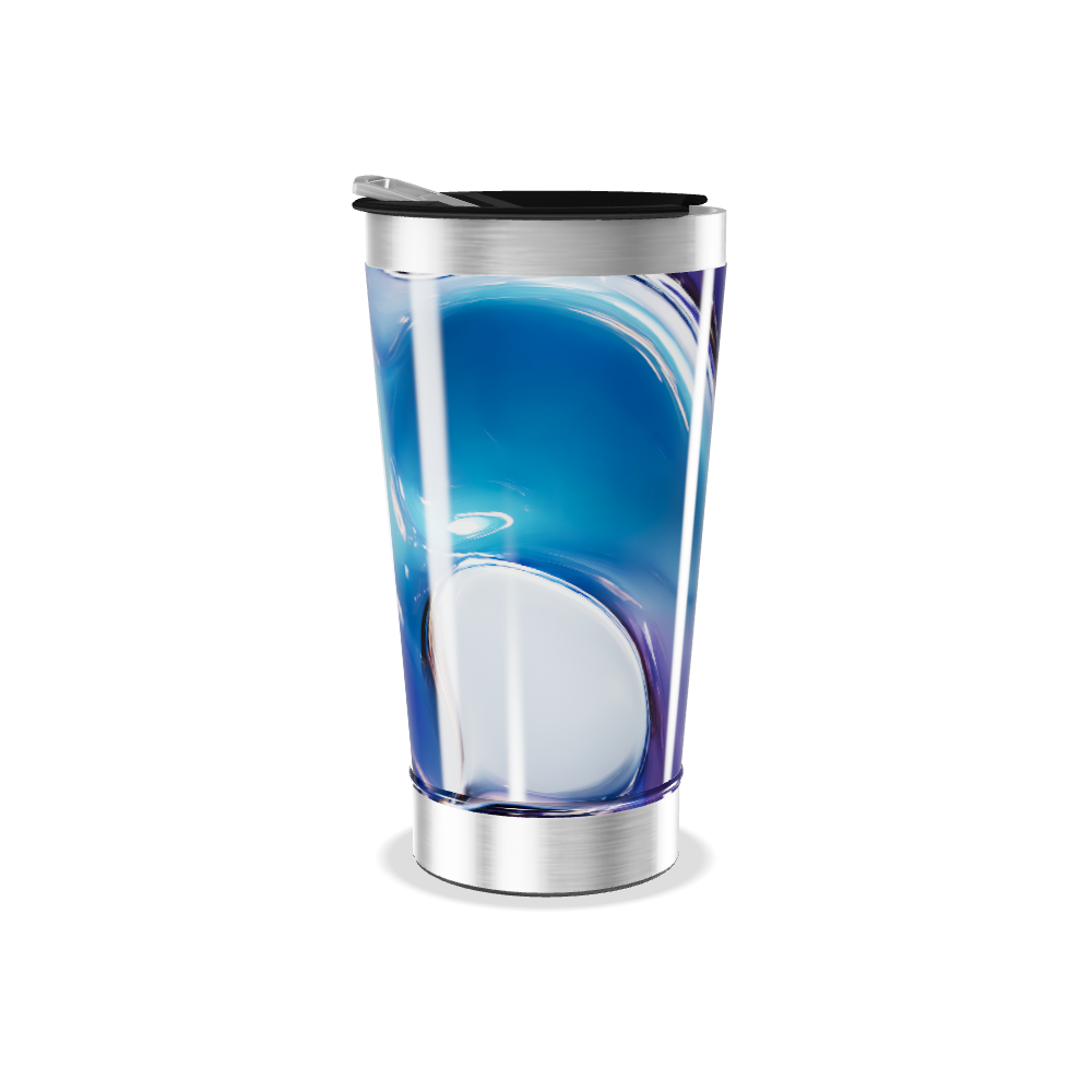 Copo Térmico - Roxo Azul Inox