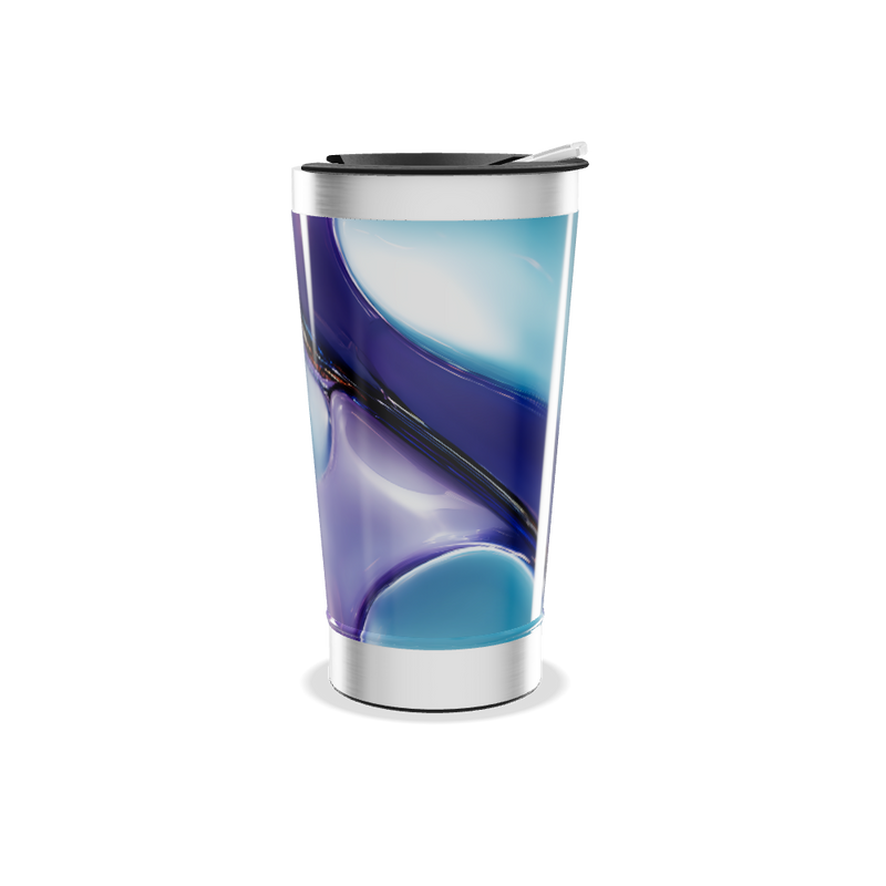 Copo Térmico - Roxo Azul Inox