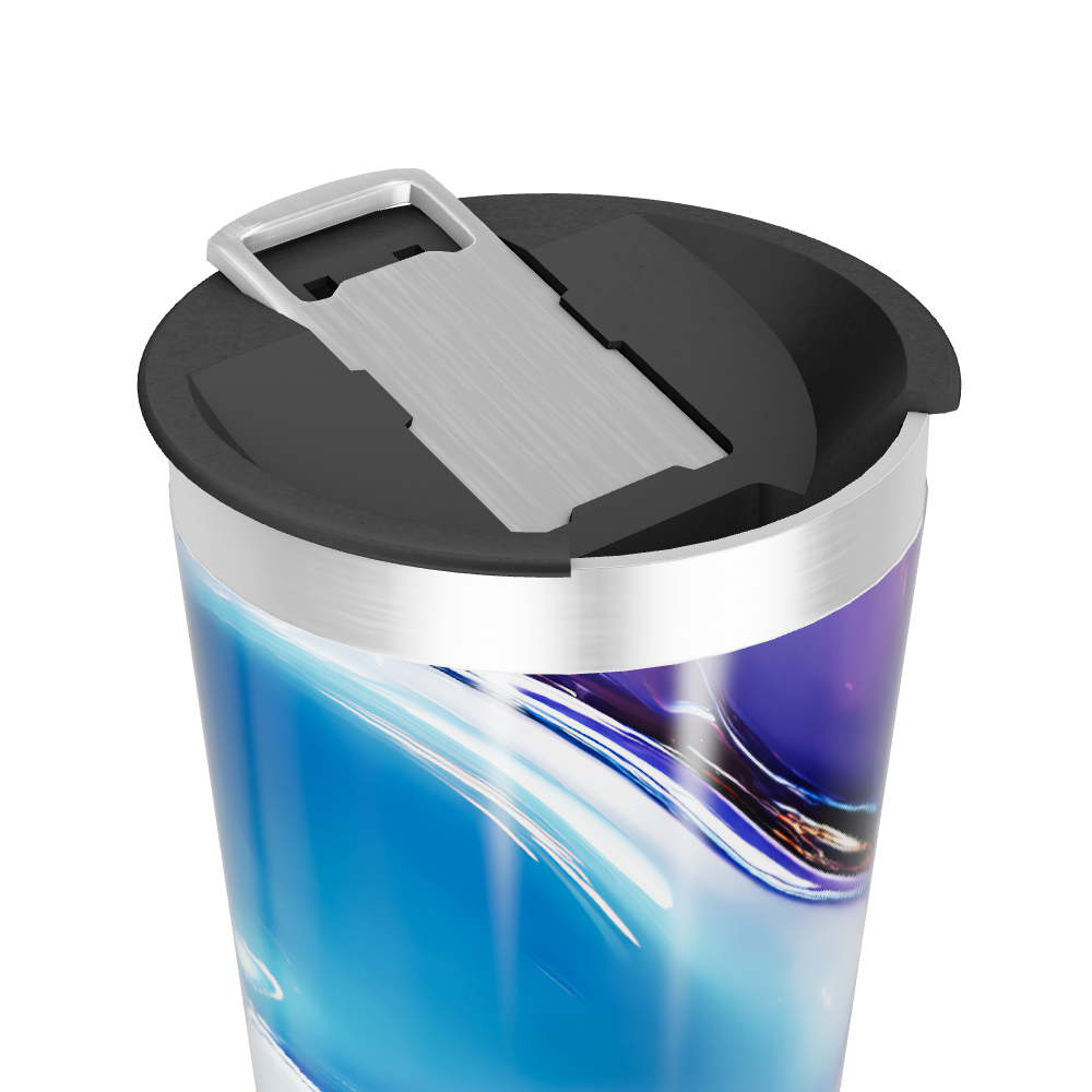 Copo Térmico - Roxo Azul Inox