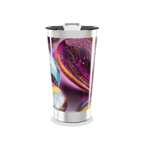 Copo Térmico - Estampa Galáxia Colorida