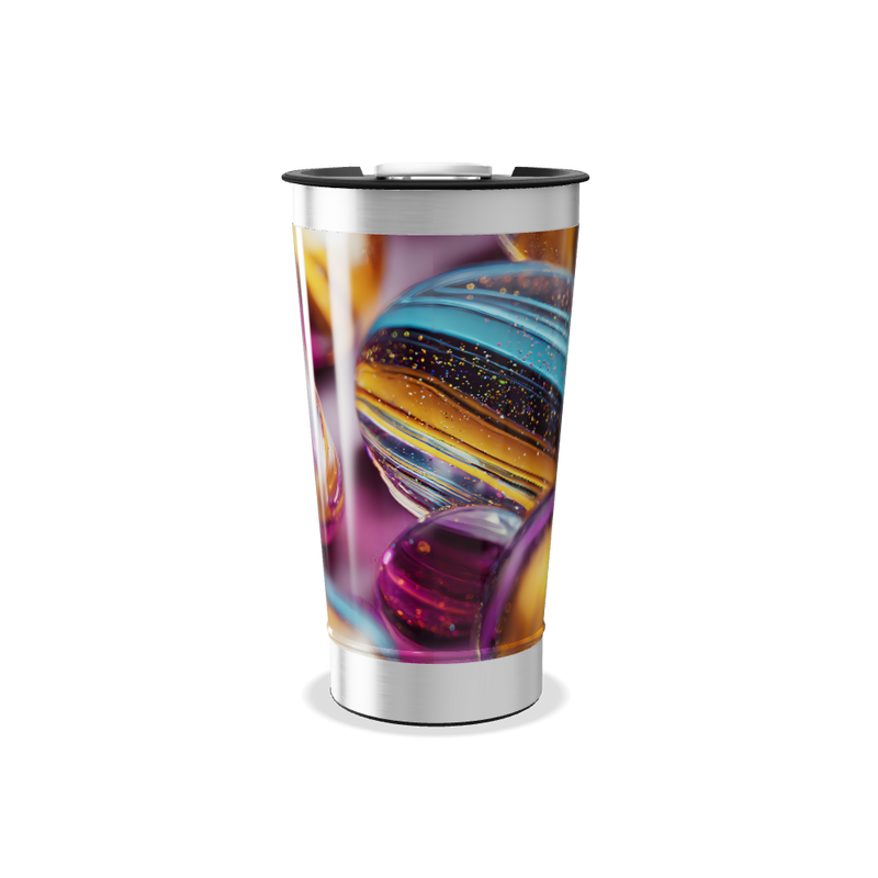 Copo Térmico - Estampa Galáxia Colorida