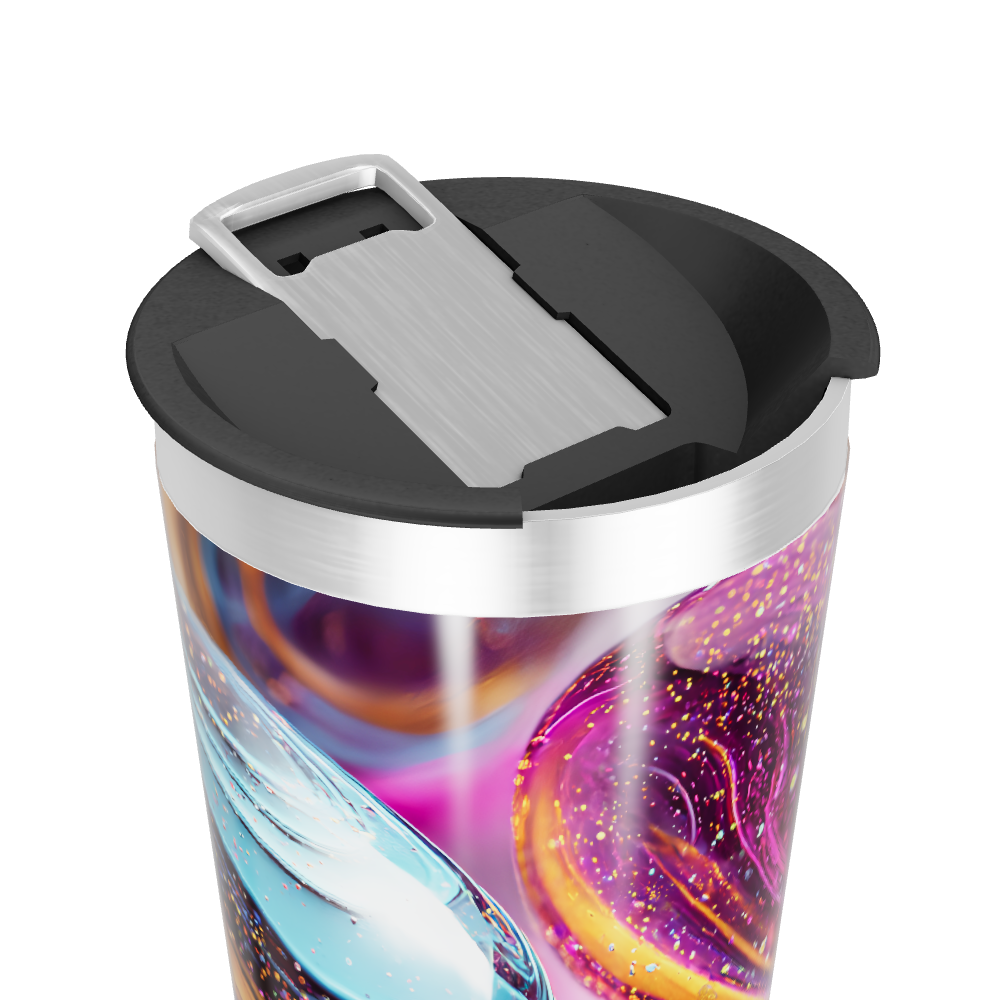 Copo Térmico - Estampa Galáxia Colorida