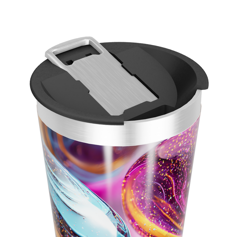 Copo Térmico - Estampa Galáxia Colorida