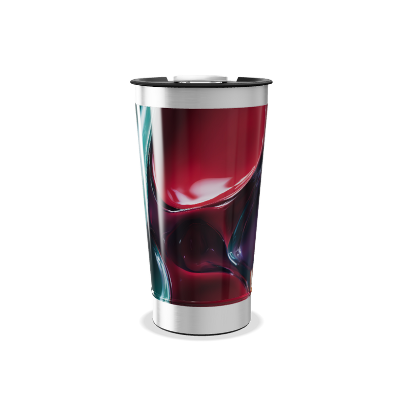 Copo Térmico - Design Abstrato Colorido