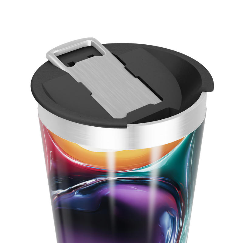 Copo Térmico - Design Abstrato Colorido