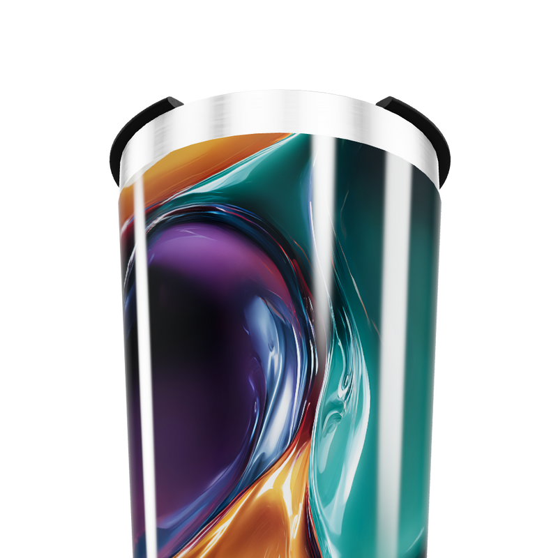 Copo Térmico - Design Abstrato Colorido