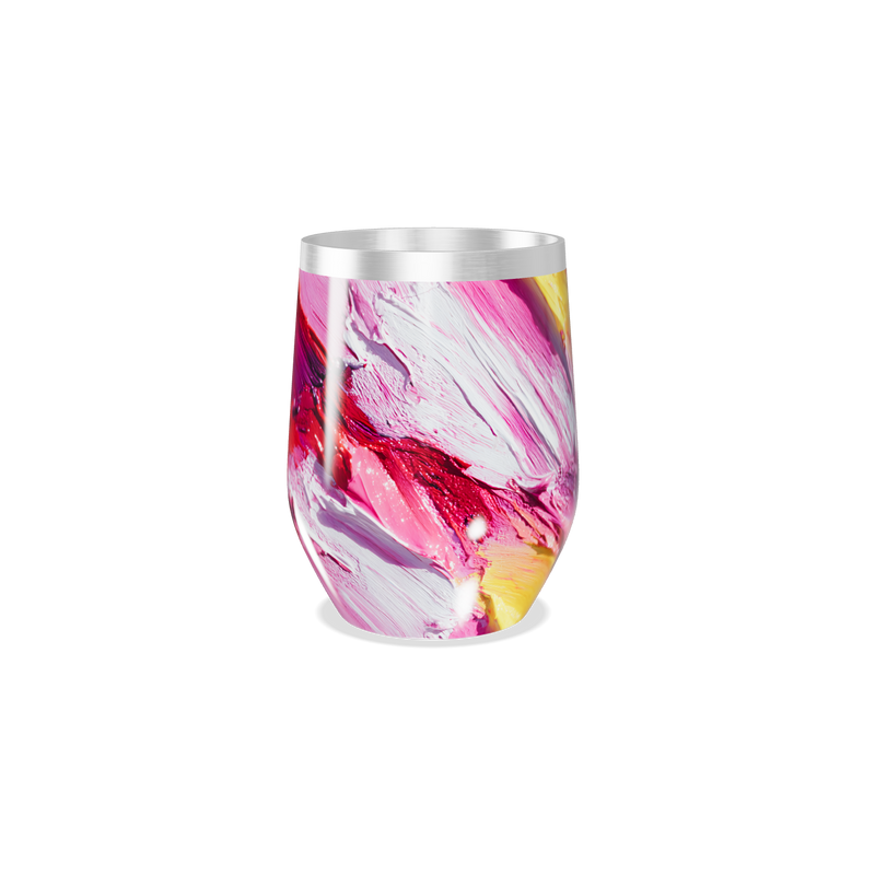 Copo Térmico Slim - Colorido Abstracto Inox