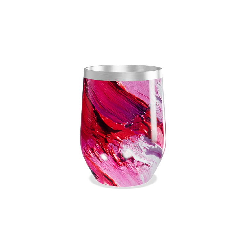 Copo Térmico Slim - Colorido Abstracto Inox