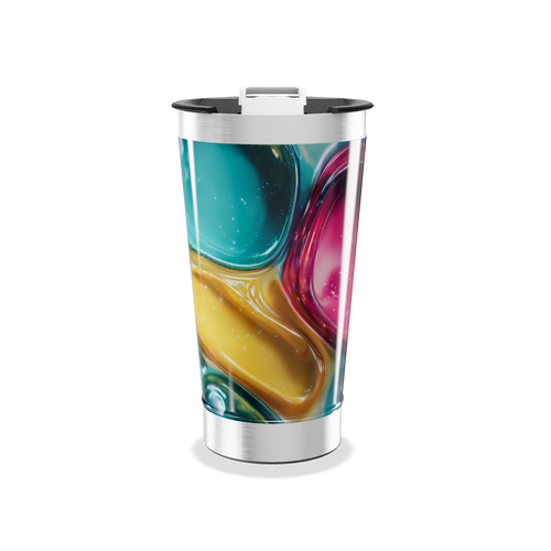 Copo Térmico - Estampa Multicolorida