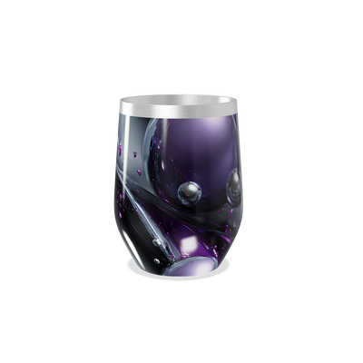 Copo Térmico Slim - Roxo com Design Espacial