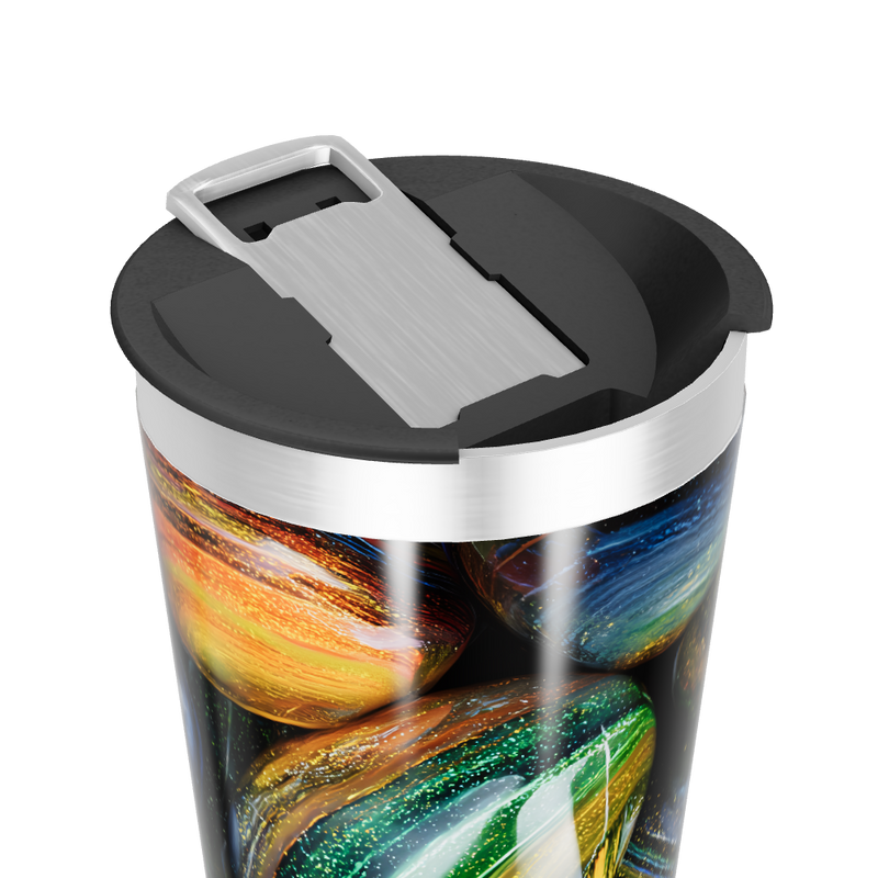 Copo Térmico - Estampa Pedras Coloridas