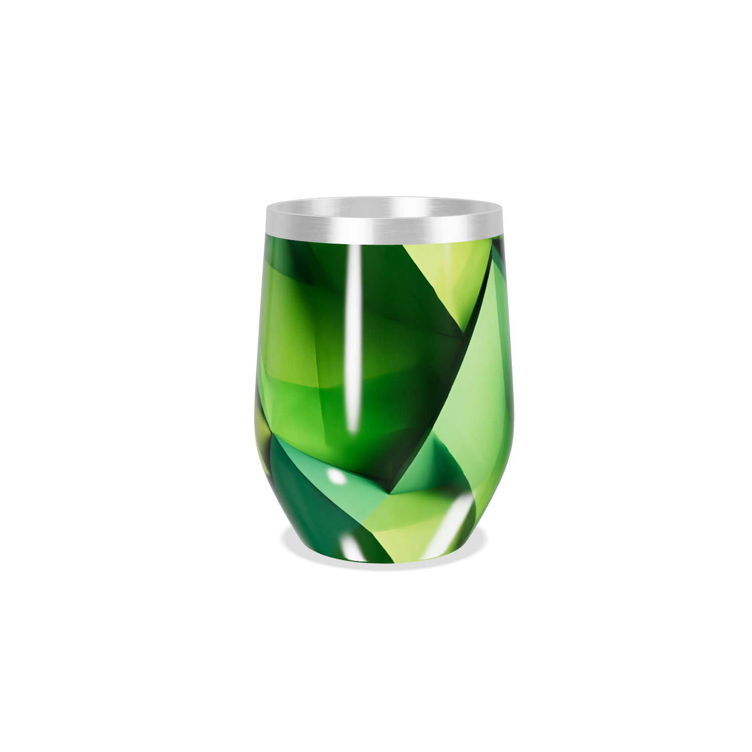 Copo Térmico Slim - Verde Geométrico