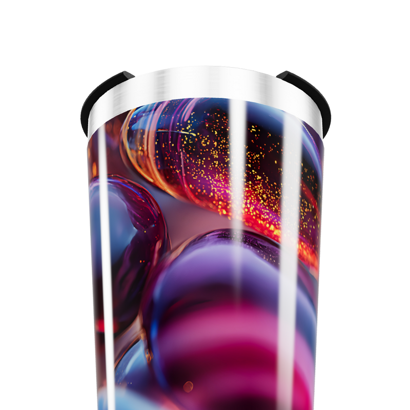 Copo Térmico - Estampa Abstrata Colorida