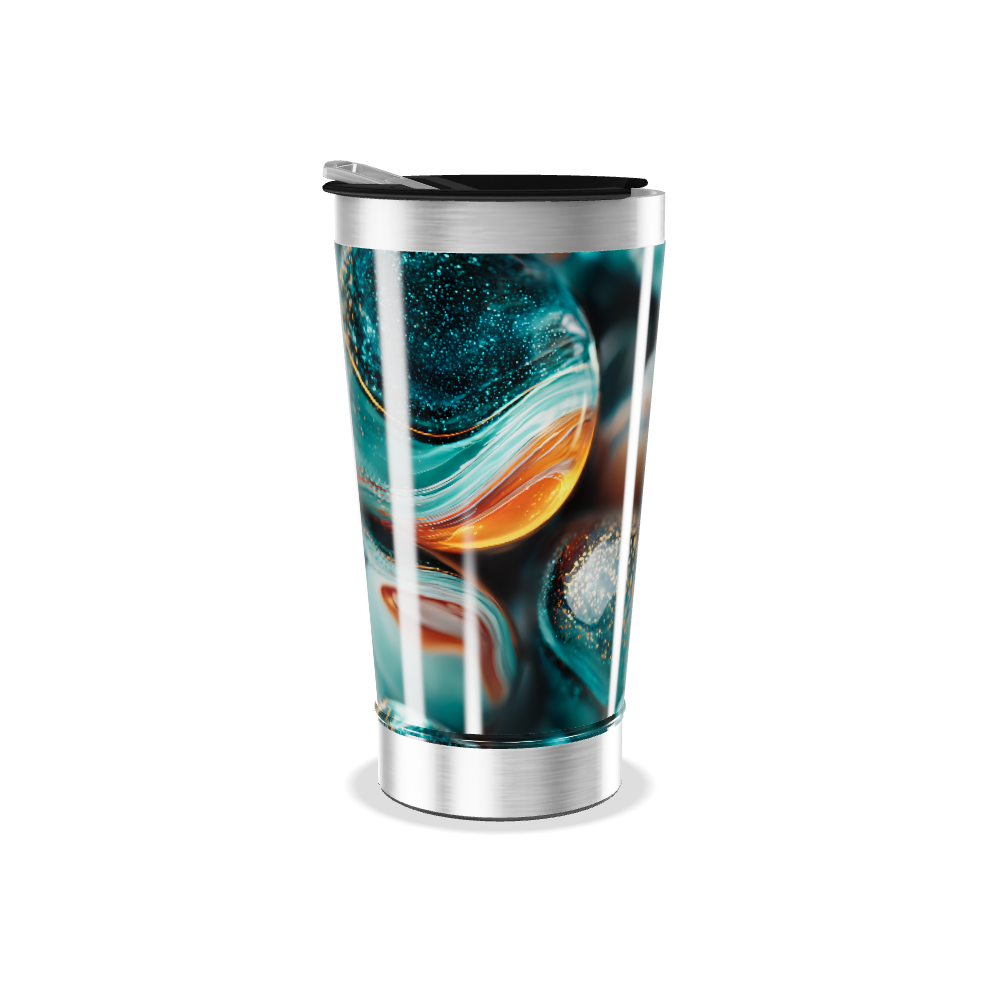 Copo Térmico - Estampa Pedras Coloridas