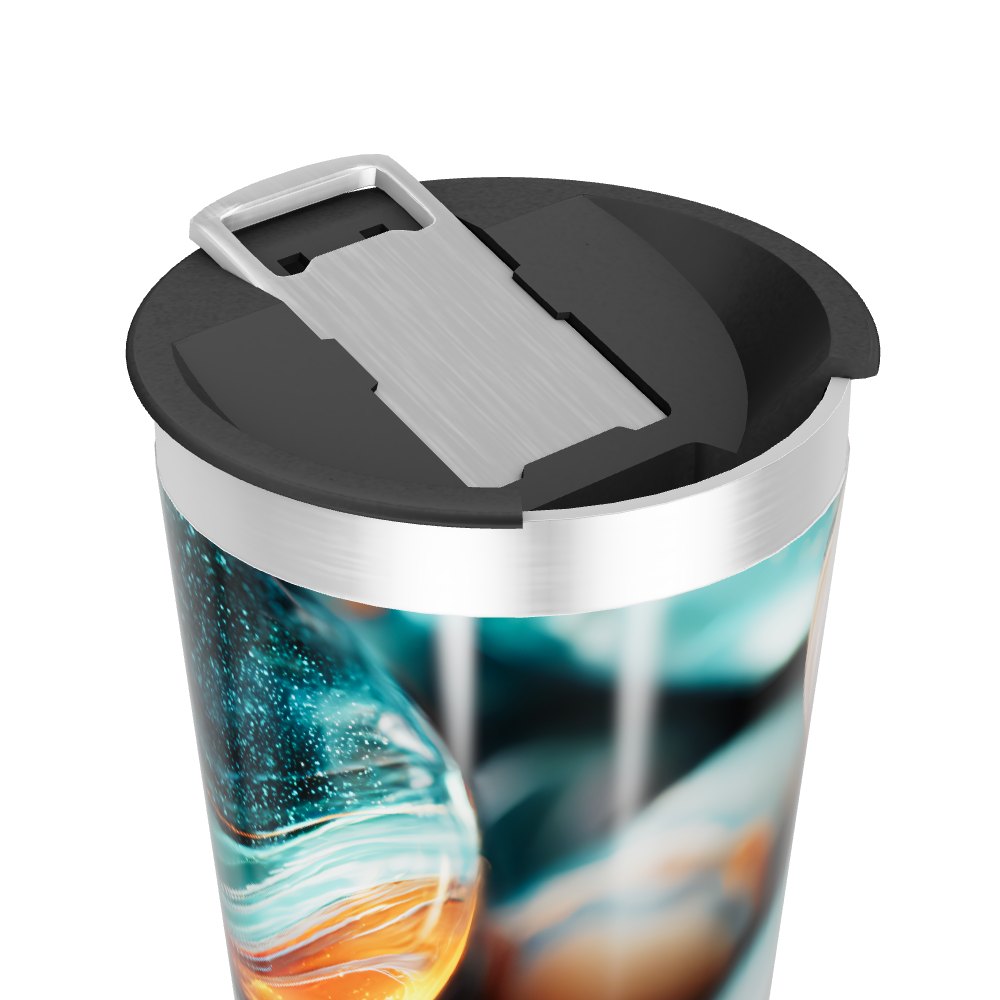 Copo Térmico - Estampa Pedras Coloridas