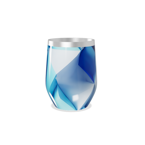 Copo Térmico Slim - Cristal Azul