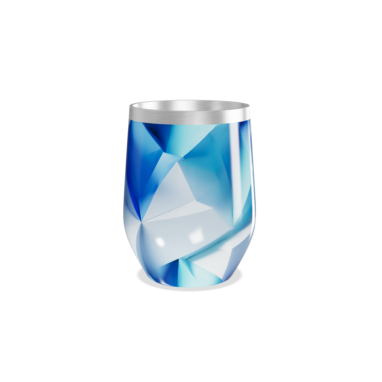 Copo Térmico Slim - Cristal Azul