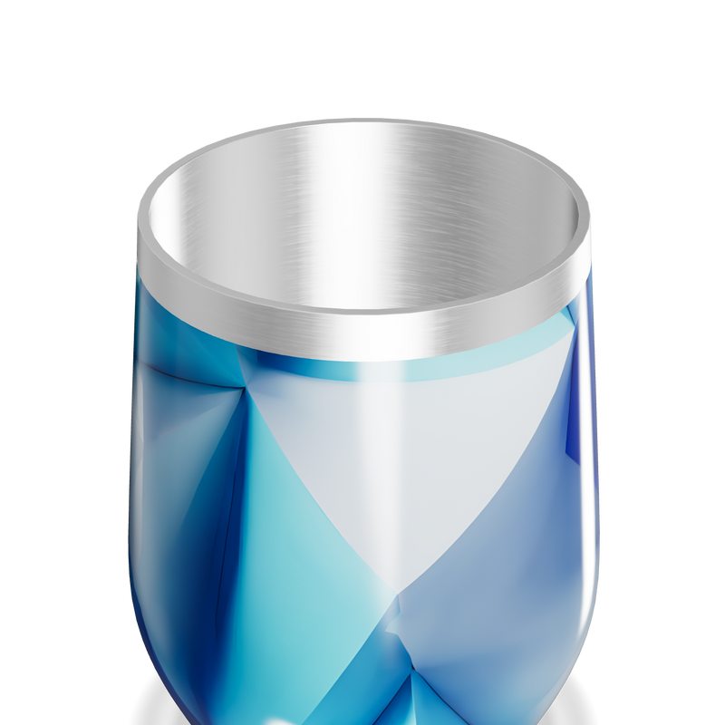 Copo Térmico Slim - Cristal Azul