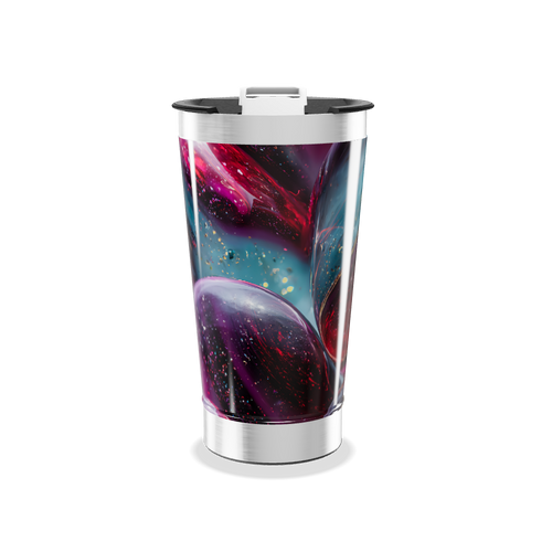 Copo Térmico - Arte Espacial aço inoxidável