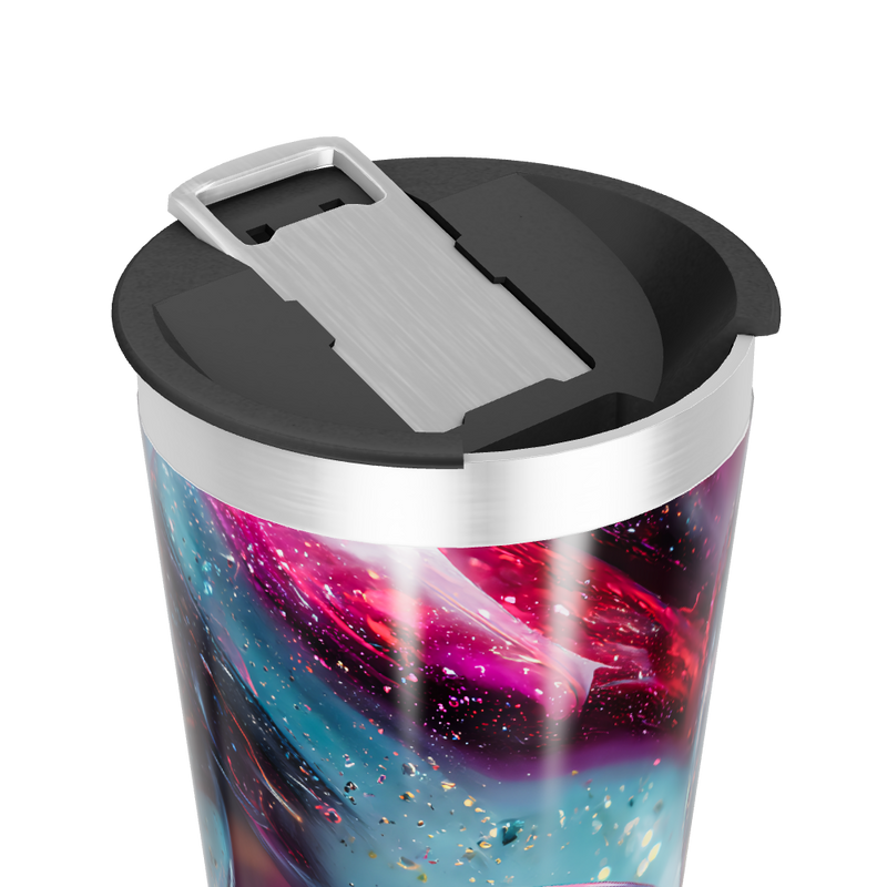 Copo Térmico - Arte Espacial aço inoxidável